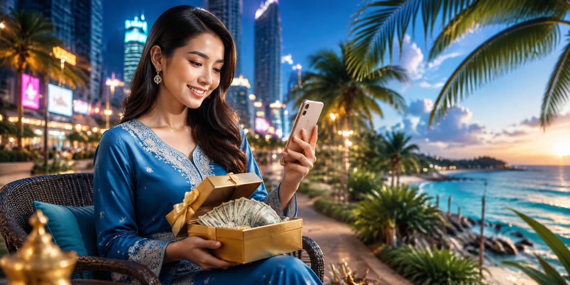 Pengguna wanita Kuala Lumpur melayari platform permainan dalam talian
